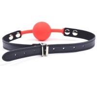 Ball Gag Silicone Red